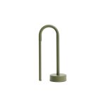 Lampe de table portable Bow en aluminium vert