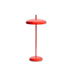 Lampe de table portable Porte en aluminium rouge
