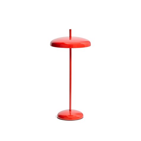 Lampe de table portable Porte en aluminium rouge