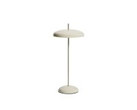 Lampe de table portable Porte en aluminium gris clair