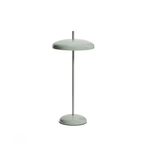 Lampe de table portable Porte en métal vert clair