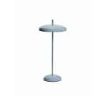 Lampe de table portable Porte en aluminium bleu