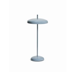 Lampe de table portable Porte en aluminium bleu