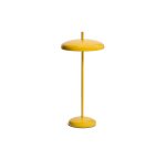 Lampe de table portable Porte en aluminium jaune