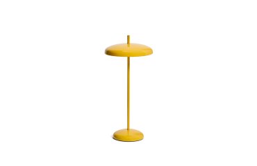 Lampe de table portable Porte en aluminium jaune
