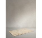 Tapis Nak jacquard en laine écru 200 x 300 cm