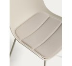 Coussin de chaise Sindera beige 45 x 43 cm