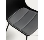 Coussin de chaise Sindera graphite 45 x 43 cm
