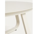 Tamaris ecru aluminium outdoor coffee table Ø80cm