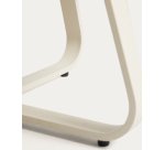 Tamaris ecru aluminium outdoor coffee table Ø80cm