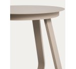 Table auxiliaire d’extérieur Tamaris en aluminium taupe Ø 48 cm