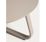 DE_Table basse d’extérieur Tamaris en aluminium taupe Ø 80 cm