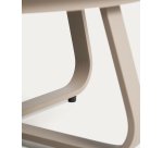 DE_Table basse d’extérieur Tamaris en aluminium taupe Ø 80 cm