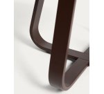 DE_Table auxiliaire d’extérieur Tamaris en aluminium marron Ø 48 cm
