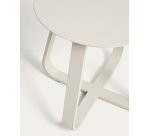 DE_Table auxiliaire d’extérieur Tamaris en aluminium écrue Ø 48 cm