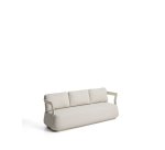DE_Canapé Tamaris 3 places en aluminium écru 217 cm