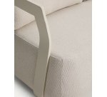 DE_Canapé Tamaris 3 places en aluminium écru 217 cm