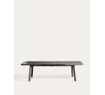 Tavolo allungabile da esterno Izola in alluminio con finitura grafite 220 (280) x 100 cm