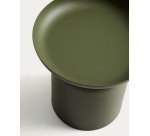 DE_Table auxiliaire Arcola en aluminium vert Ø 45 cm