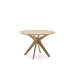 Table Ronde Naanim en placage de chêne Ø 100 cm
