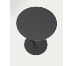 DE_Table auxiliaire Asinara en aluminium graphite Ø 40 cm