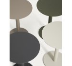 DE_Table auxiliaire Asinara en aluminium écru Ø 40 cm