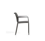 DE_Chaise empilable d’extérieur Isabellini graphite