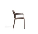 DE_Chaise empilable d’extérieur Isabellini marron