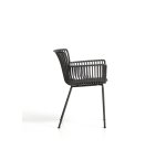 DE_Chaise d’extérieur Surpika avec pieds en acier graphite