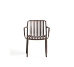 DE_Chaise empilable d’extérieur Isabellini marron