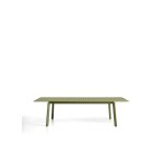 Table extensible Brela en aluminium vert 205(287) x 100 cm