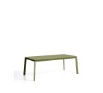Table extensible Brela en aluminium vert 205(287) x 100 cm