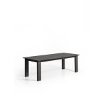 Livorno extendable table in graphite aluminium 233(350) x 100 cm