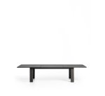 Livorno extendable table in graphite aluminium 233(350) x 100 cm