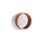 Miroir Berale en bois d’acacia Ø 30,5 cm