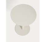 DE_Table auxiliaire Asinara en aluminium écru Ø 40 cm