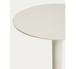 DE_Table auxiliaire Asinara en aluminium écru Ø 40 cm