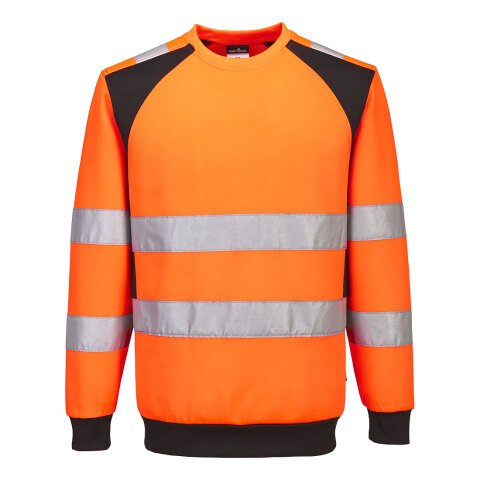 Portwest CD805 Sudadera WX2 Eco Hi-Vis Orange/Noir - Talla S