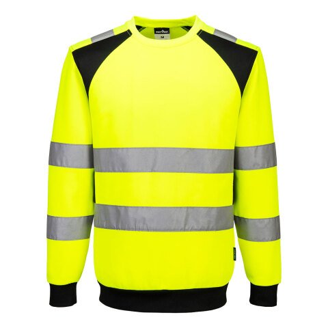 Portwest CD805 Sudadera WX2 Eco Hi-Vis Jaune/Noir - Talla 6XL