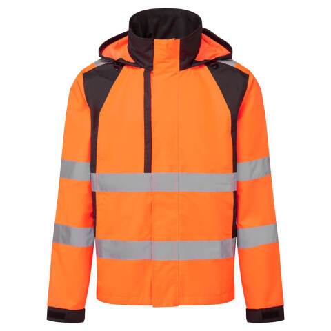 Portwest CD860 Chubasquero WX2 Eco Hi-Vis Orange/Noir - Talla XXXL