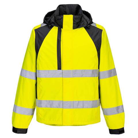 Portwest CD860 Chubasquero WX2 Eco Hi-Vis Jaune/Noir - Talla L