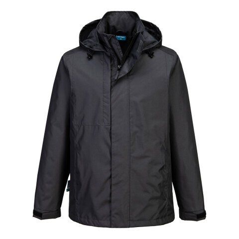 Portwest CD867 Chubasquero WX2 Eco Rain Gris Métal - Talla XXXL