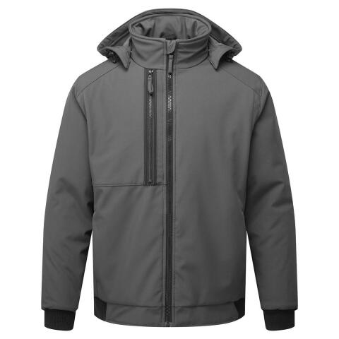 Portwest CD874 Chaqueta softshell acolchada WX2 ECO (2 capas) Gris Métal - Talla XXXL