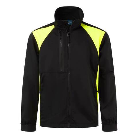 Portwest CD885 Chaqueta elástica de trabajo WX2 Stretch Noir/jaune - Talla L
