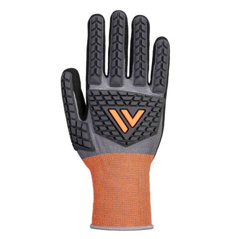 Portwest CT46 Guante de Nitrilo Impact Cut D 18 Gris/Noir - Talla XS