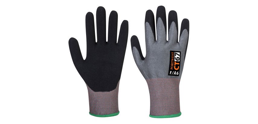 Portwest CT67 Gant CT anti coupures Mousse Nitrile F13