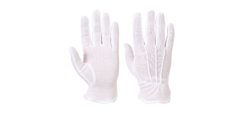 Portwest A080 Gant Microdot blanc - La paire