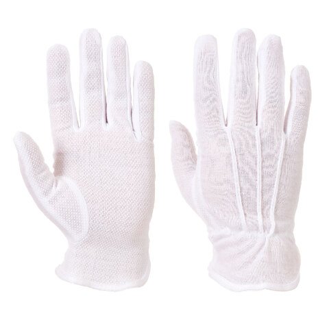 Portwest A080 Guante Microdot Blanc - Talla XL
