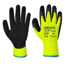 Portwest A143 Gant thermique Soft Grip Jaune/Noir - Taille XL