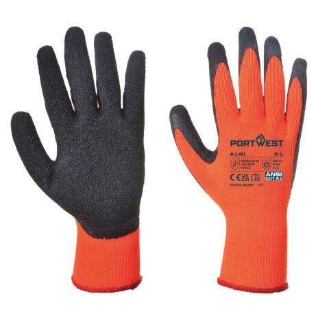 Portwest A140 Guante Thermal Grip Orange/Noir - Talla XXL
